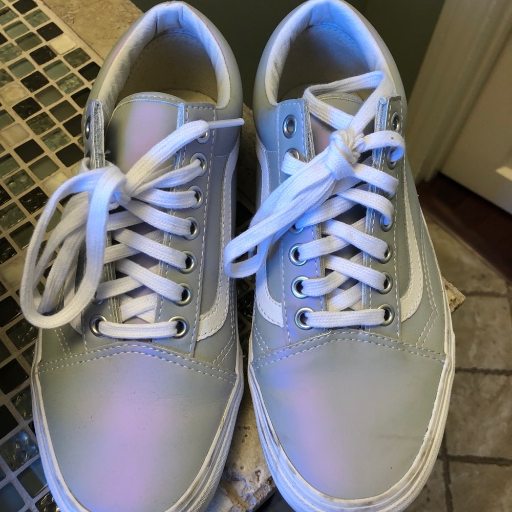 Vans old skool muted metallic skate shoes